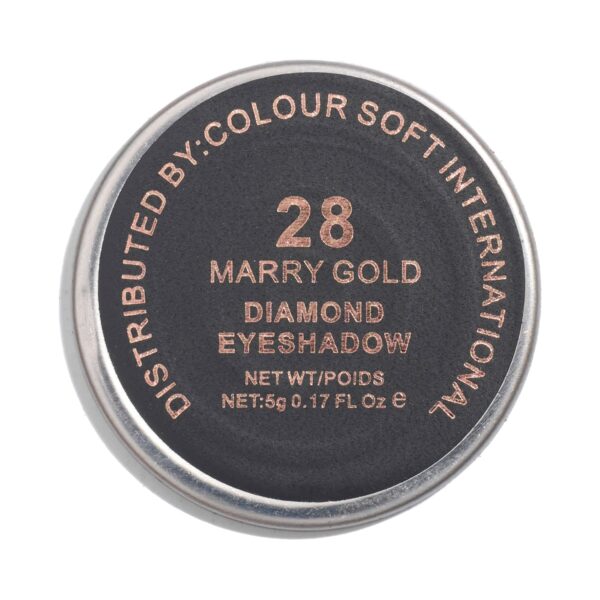 Europe Girl Diamond Eyeshadow Refill Pan - 28 Marry Gold (5g) - Europe Girl