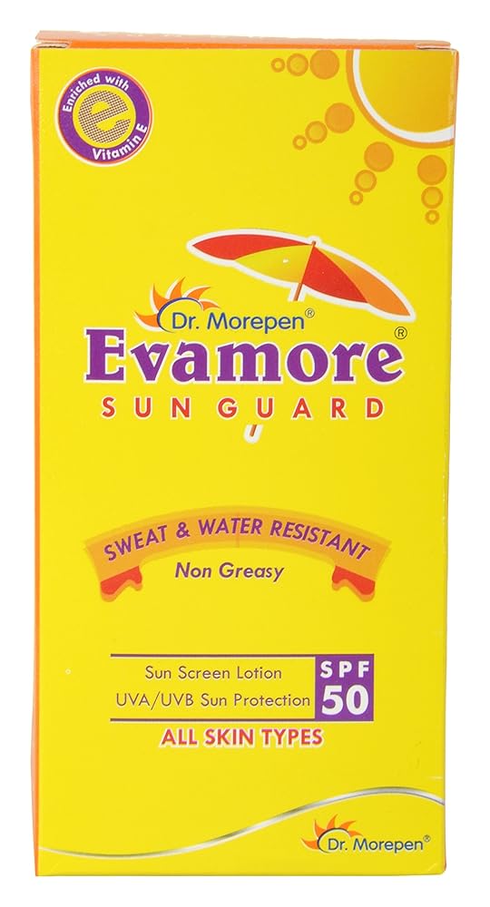 Evamore Sun Gard SPF 50 Lotion For All Skin Type, White, 100 Ml