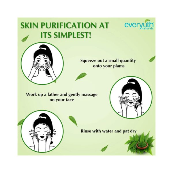 Everyuth Naturals Purifying Neem Face Wash (150g) - Everyuth Naturals