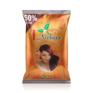 Excel's Nihar Henna Powder for Hair, Mehendi, Hair Dye, Herbal ingredients, Instant Hair Colour Touch Up, Hair care product for men & women, Ammonia Free (Pack of 20, 18 gm each)