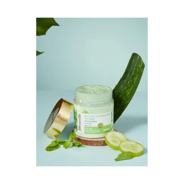 Fabessentials by Fabindia Aloe Vera Cucumber And Mint Face Mask (100g) - Fabessentials by Fabindia