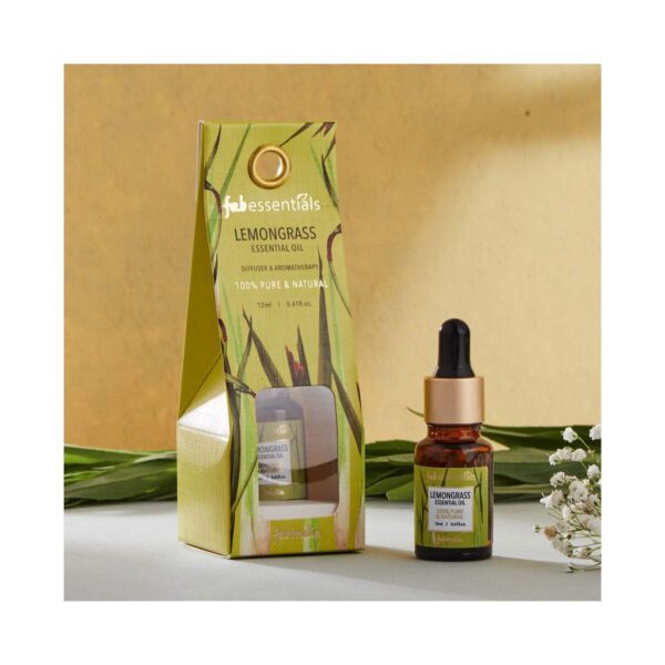 Fabessentials by Fabindia Lemongrass Essential Oil (12 ml) - Fabessentials by Fabindia