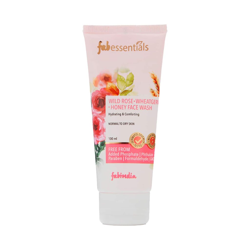 Fabessentials by Fabindia Sandalwood Eucalyptus Saffron Body Wash (250ml) - Fabessentials by Fabindia