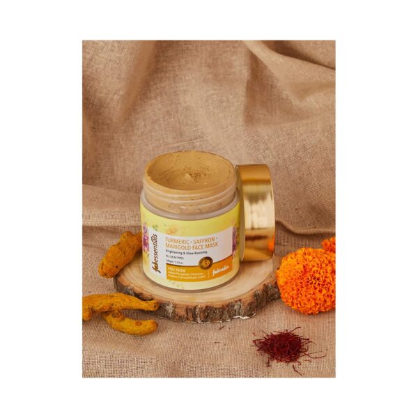 Fabessentials by Fabindia Turmeric Saffron And Marigold Face Mask (100g) - Fabessentials by Fabindia