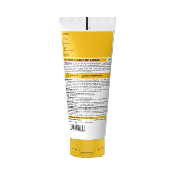 Fabessentials by Fabindia Ultra Matte Daily Sunscreen SPF 45 PA++++ (50 g) - Fabessentials by Fabindia