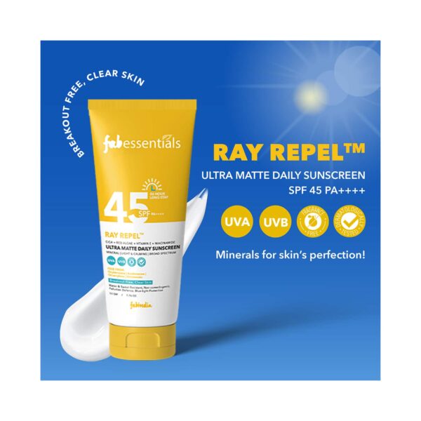 Fabessentials by Fabindia Ultra Matte Daily Sunscreen SPF 45 PA++++ (50 g) - Fabessentials by Fabindia