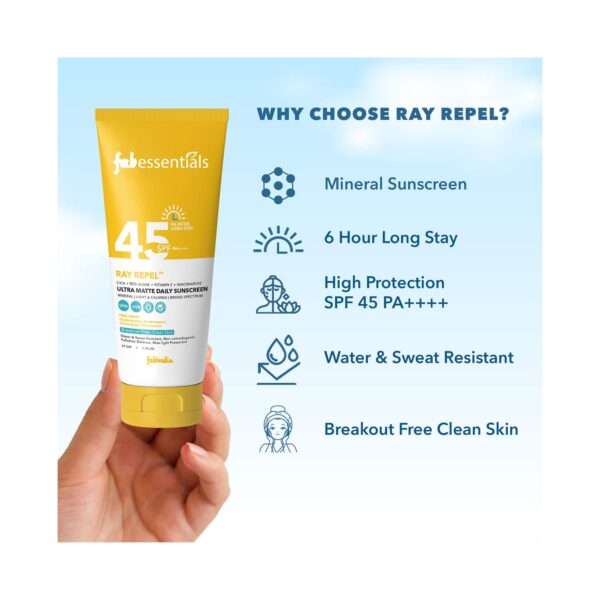 Fabessentials by Fabindia Ultra Matte Daily Sunscreen SPF 45 PA++++ (50 g) - Fabessentials by Fabindia