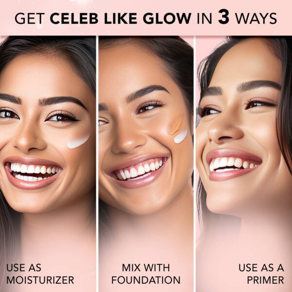 Faces Canada 2-Step Glow Getter Makeup Kit - Rose Gold Strobe Cream(30 ml), Tinted Moisturizer(35 g) - Faces Canada