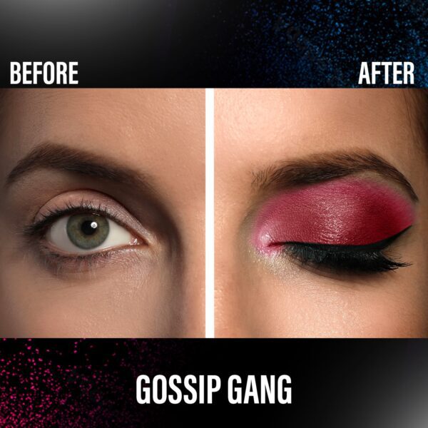 Faces Canada 4 IN 1 Eyeshadow Palette - Gossip Gang 04, Shimmer & Matte, Satin Matte Finish (4.8 g) - Faces Canada