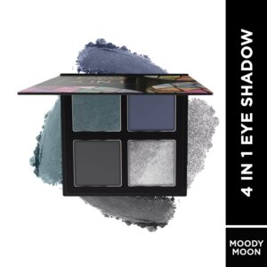 Faces Canada 4 IN 1 Eyeshadow Palette - Moody Moon 06, Shimmer & Matte, Satin Matte Finish (4.8 g) - Faces Canada