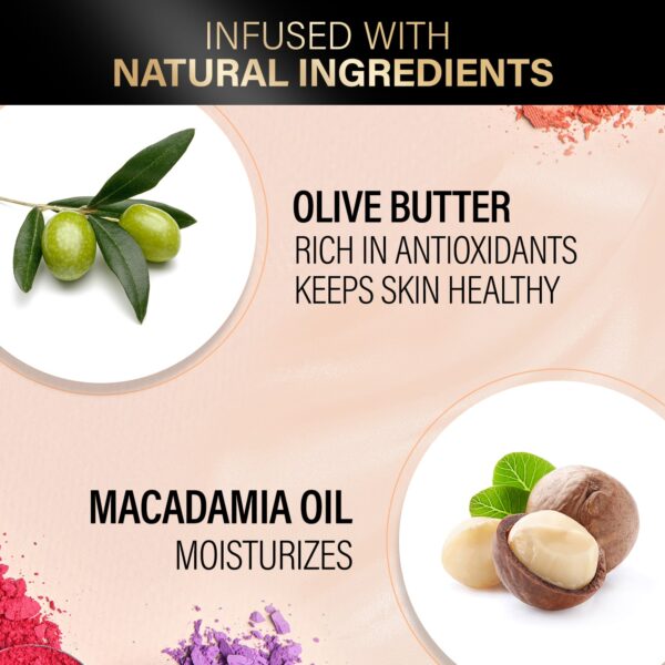 Faces Canada 6 in 1 Eyeshadow Palette - Hopeless Romantic 01, Olive Butter & Macadamia Oil (6 g) - Faces Canada