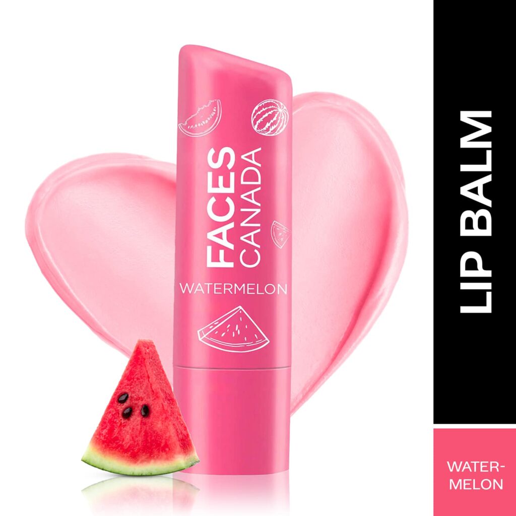 Faces Canada Color Lip Balm - Watermelon 02, Pink Tint, SPF 15, 12 HR Moisturization (4.5 g) - Faces Canada