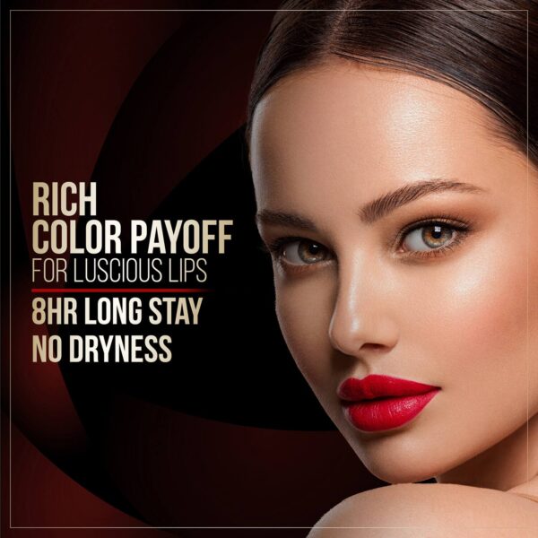 Faces Canada Comfy Matte Lip Crayon - Dramaqueen 04, 8HR Long Stay, No Dryness (2.8 g) - Faces Canada