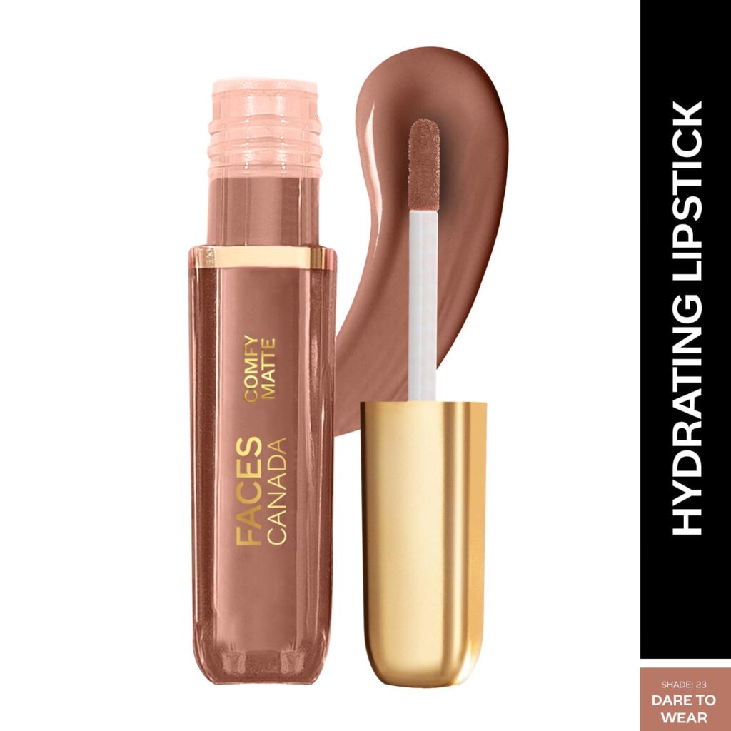 Faces Canada Comfy Matte Liquid Lipstick 10HR Stay No Dryness - Dare To Wear 23 (3 ml) - Faces Canada
