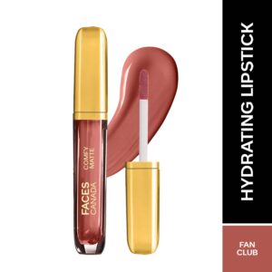 Faces Canada Comfy Matte Liquid Lipstick 10HR Stay No Dryness - Fan Club 27 (3.8 ml) - Faces Canada