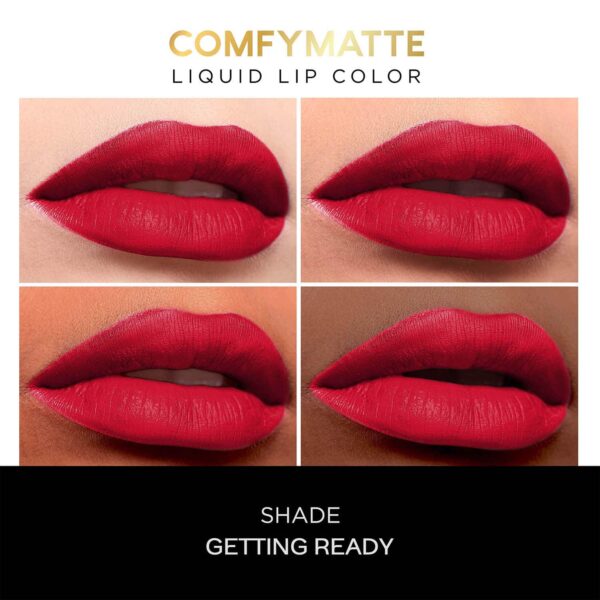 Faces Canada Comfy Matte Liquid Lipstick 10HR Stay No Dryness - Getting Ready 02 (3 ml) - Faces Canada