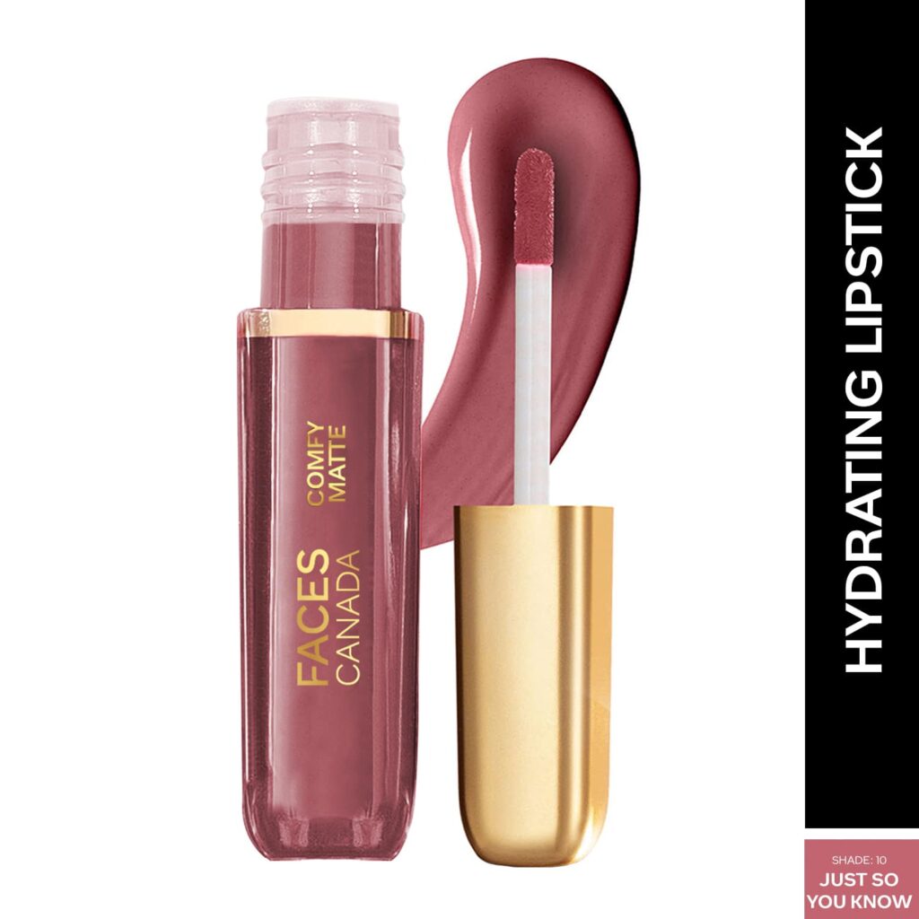 Faces Canada Comfy Matte Liquid Lipstick 10HR Stay No Dryness - Just So You Know 10 (3 ml) - Faces Canada