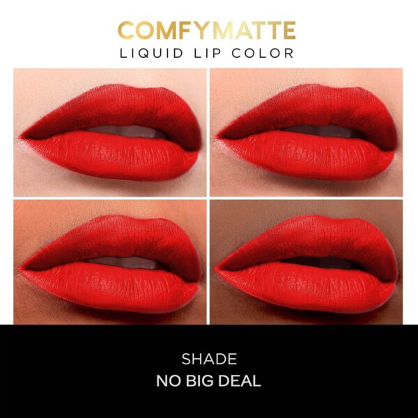 Faces Canada Comfy Matte Liquid Lipstick 10HR Stay No Dryness - No Big Deal 12 (3 ml) - Faces Canada