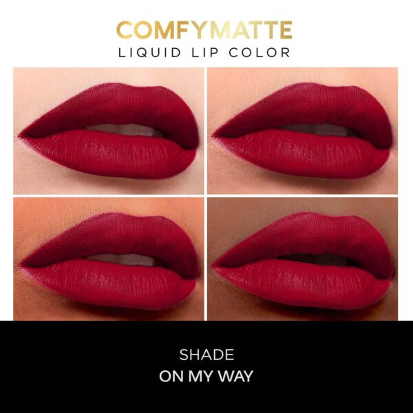 Faces Canada Comfy Matte Liquid Lipstick 10HR Stay No Dryness - On My Way 01 (3 ml) - Faces Canada