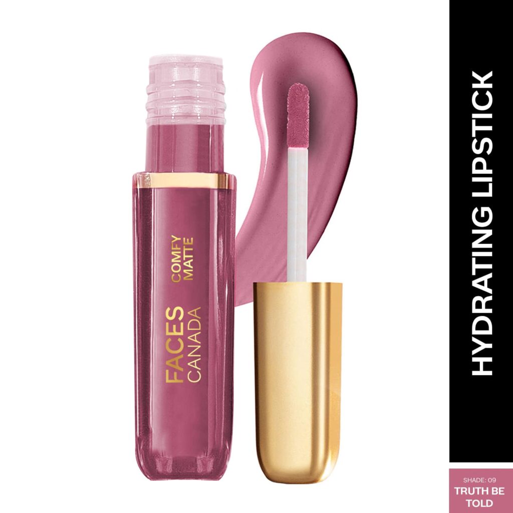 Faces Canada Comfy Matte Liquid Lipstick 10HR Stay No Dryness - Truth Be Told 09 (3 ml) - Faces Canada