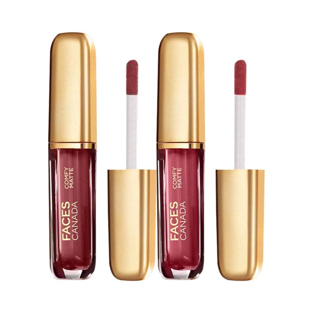 Faces Canada Comfy Matte Liquid Lipstick - (2Pcs) - Faces Canada