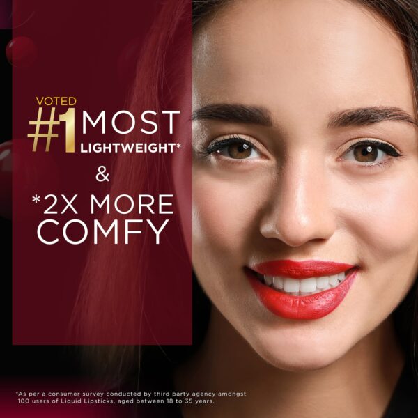 Faces Canada Comfy Matte Liquid Lipstick - Any Day Now 04, 10HR Stay, No Dryness (1.2 ml) - Faces Canada