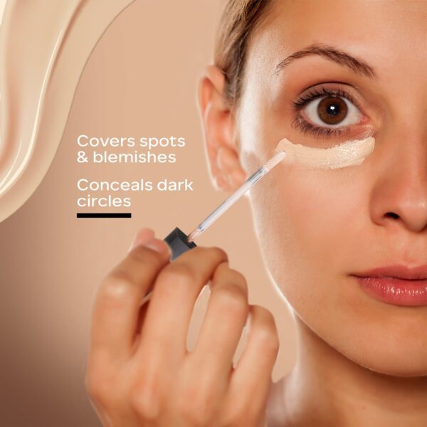 Faces Canada High Cover Concealer - Sand Beige 01, Blends Easily, Natural Finish (4 ml) - Faces Canada