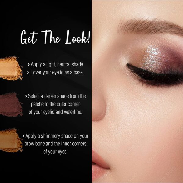 Faces Canada Magneteyes 8 in 1 Eyeshadow Palette - The Minimalists, Intensely Pigmented (6.4 g) - Faces Canada