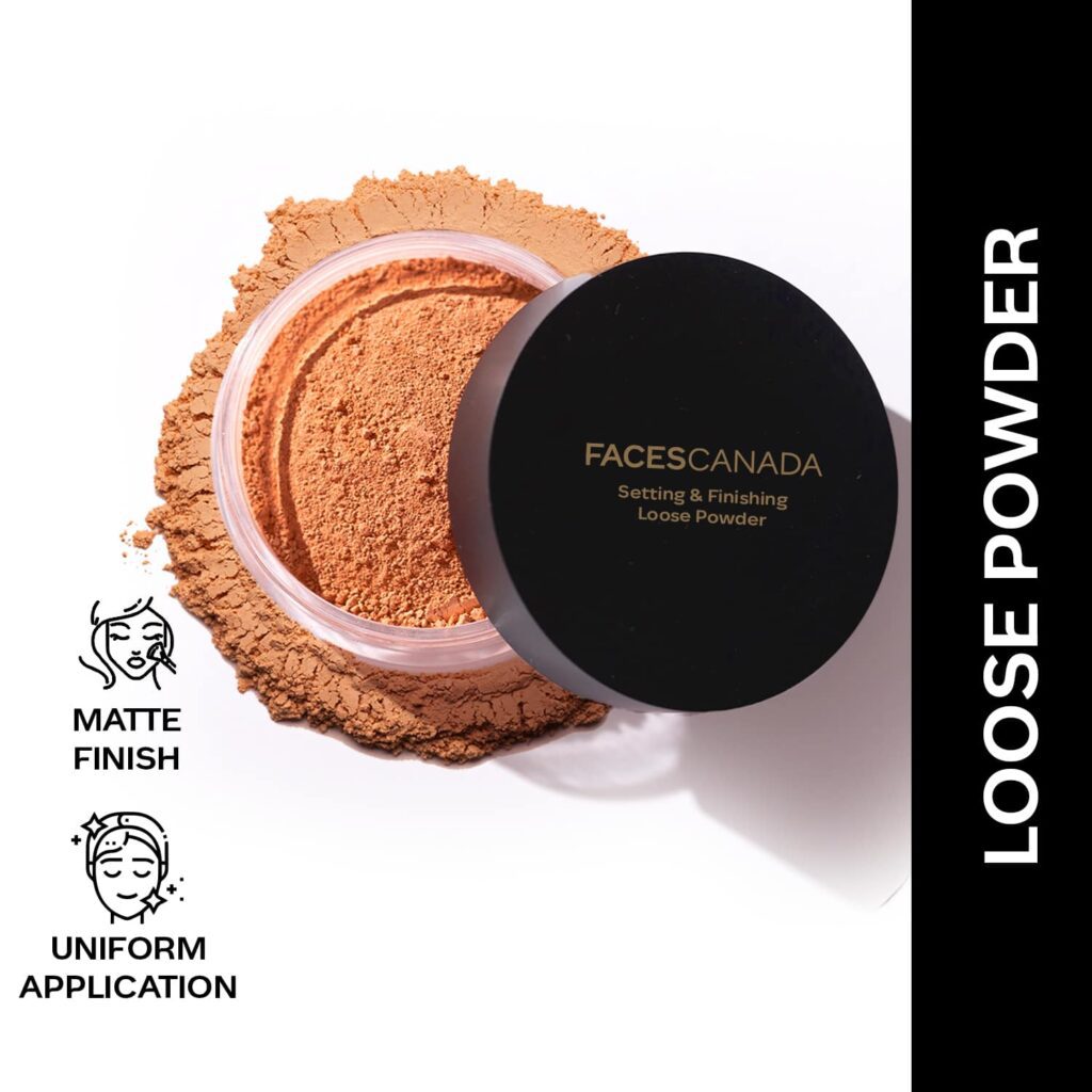 Faces Canada Setting and Finishing Loose Powder, Sheer Coverage & Naturally Radiant Finish (10 g) - Faces Canada