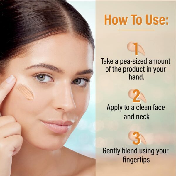 Faces Canada Tinted Sunscreen, SPF 40 PA+++, 1% Hyaluronic Acid & Vitamin C, No White Cast (30 g) - Faces Canada