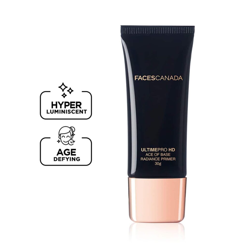 Faces Canada Ultime Pro HD Ace Base Radiance Primer, Lightweight Face Primer, Long Lasting (30 ml) - Faces Canada