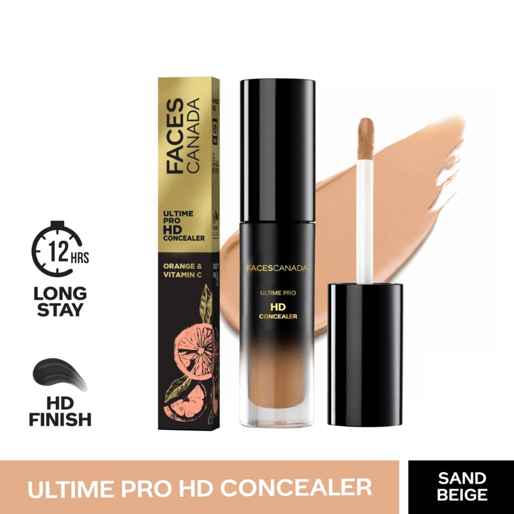 Faces Canada Ultime Pro HD Concealer - Sand Beige 01, Natural Matte Finish (3.8 ml) - Faces Canada