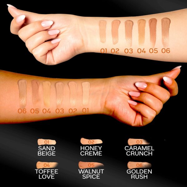 Faces Canada Ultime Pro HD Concealer - Walnut Spice 05, Natural Matte Finish (3.8 ml) - Faces Canada