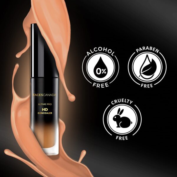 Faces Canada Ultime Pro HD Concealer - Walnut Spice 05, Natural Matte Finish (3.8 ml) - Faces Canada