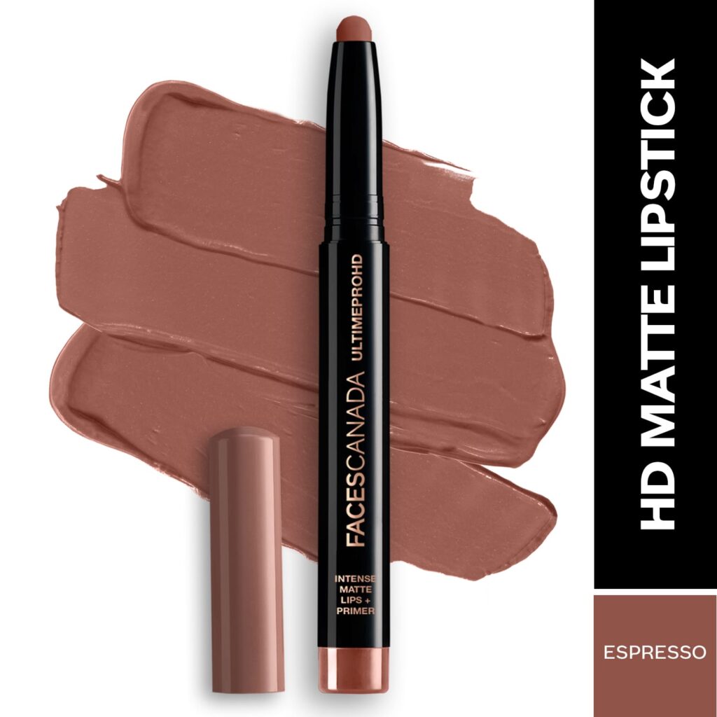 Faces Canada Ultime Pro HD Intense Matte Lips + Primer 9HR Long Stay - Espresso 03 (1.4 g) - Faces Canada