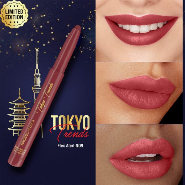 Faces Canada Ultime Pro HD Intense Matte Lips + Primer Limited Edition - Flex Alert N09 (1.4 g) - Faces Canada