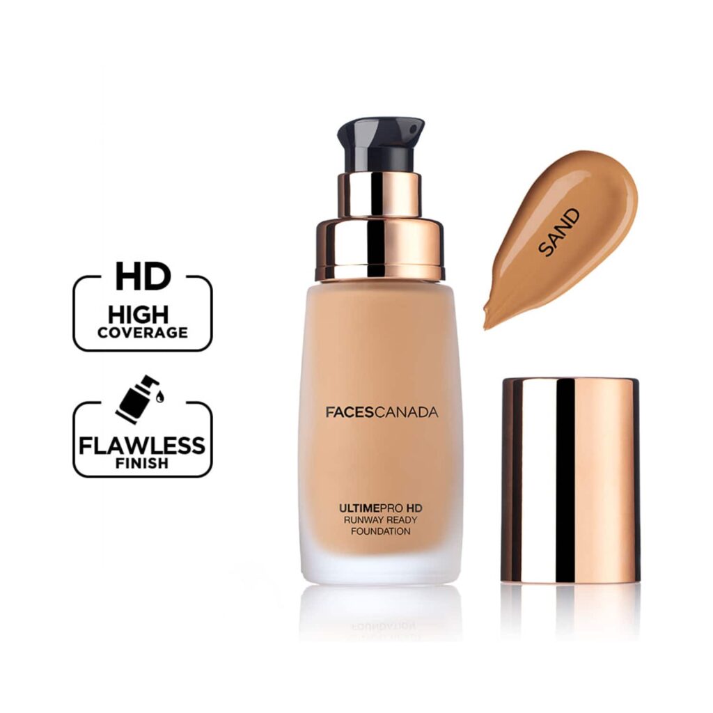 Faces Canada Ultime Pro HD Runway Ready Foundation - Sand, Radiant Flawless Finish (30 ml) - Faces Canada