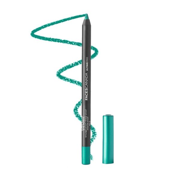 FACES CANADA Ultime Pro Longwear Eye Pencil - Teal 12, 1.2 g | 8 Hr Long Stay | Smooth One Stroke Application | Intense Color Pay Off | Soft Blendable Formula | Smudge Proof |...