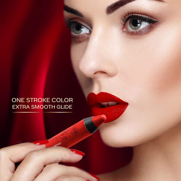 Faces Canada Ultime Pro Matte Lip Crayon, 8HR Stay, Creamy Matte,Intense Color -Not So Wine (2.8 g) - Faces Canada