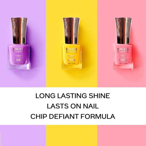 Faces Canada Ultime Pro Splash Luxe Nail Enamel Glossy Finish - Glitter Girl L42 (12 ml) - Faces Canada