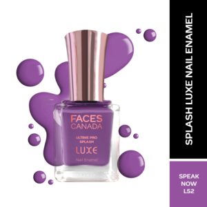 Faces Canada Ultime Pro Splash Luxe Nail Enamel Glossy Finish Quick Drying - Speak Now L52 (12 ml) - Faces Canada