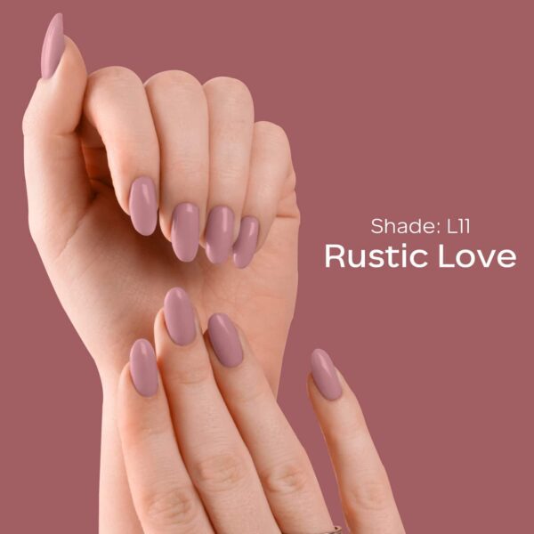Faces Canada Ultime Pro Splash Luxe Nail Enamel Glossy Finish Quick Drying - Rustic Love L11 (12 ml) - Faces Canada