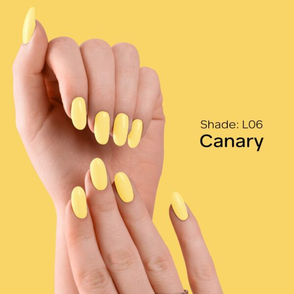 Faces Canada Ultime Pro Splash Luxe Nail Enamel Glossy Finish Quick Drying - Canary L06 (12 ml) - Faces Canada