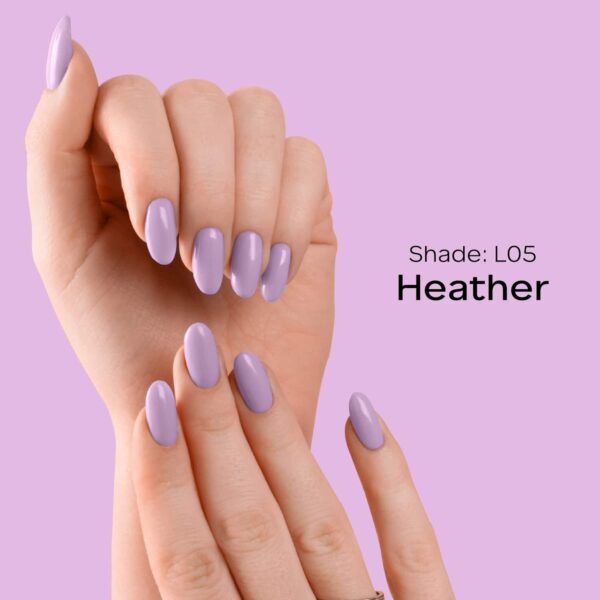 Faces Canada Ultime Pro Splash Luxe Nail Enamel Glossy Finish Quick Drying - Heather L05 (12 ml) - Faces Canada