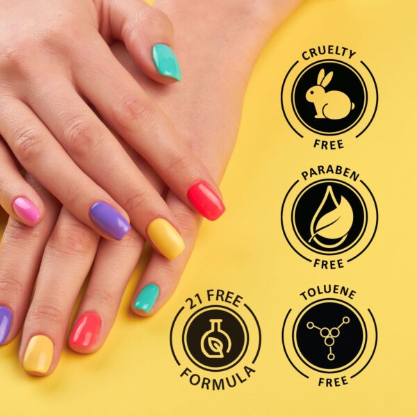 Faces Canada Ultime Pro Splash Luxe Nail Enamel Glossy Finish Quick Drying - Smokeshow L40 (12 ml) - Faces Canada