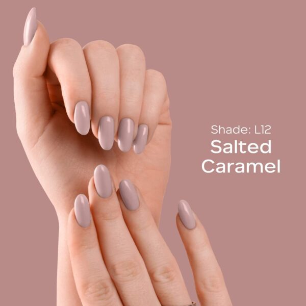 Faces Canada Ultime Pro Splash Luxe Nail Enamel Glossy Finish - Salted Caramel L12 (12 ml) - Faces Canada