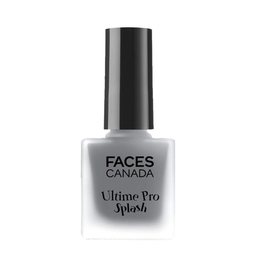 Faces Canada Ultime Pro Splash Matte Nail Enamel - M01 Black Shadow (8ml) - Faces Canada