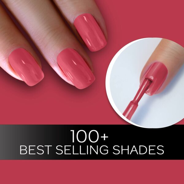 Faces Canada Ultime Pro Splash Mini Nail Enamel - Cherry Red 110 Glossy, Quick Drying (5 ml) - Faces Canada