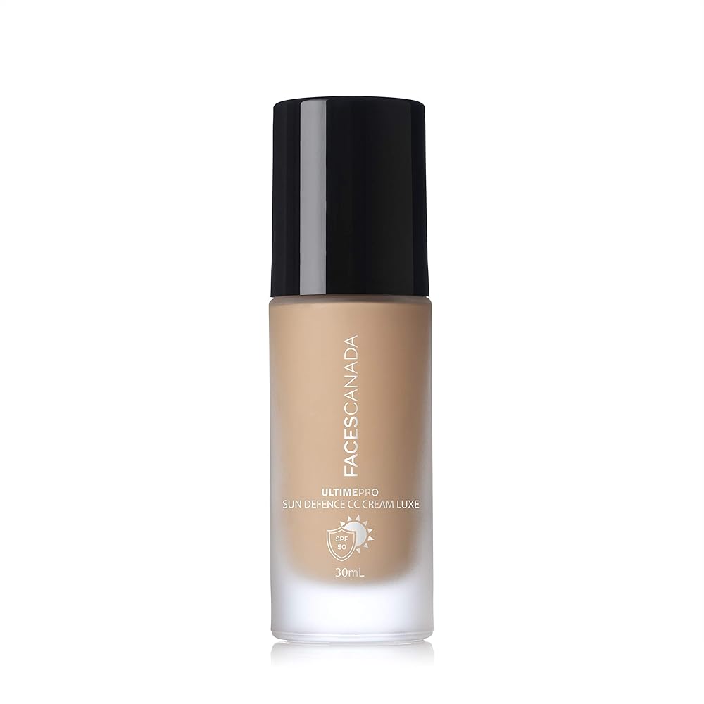 Faces Canada Ultime Pro Sun Defence Cc Cream Luxe for Normal Skin, Ivory 01, 30 Ml