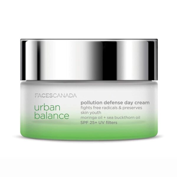 Faces Canada Urban Balance Pollution Defence Day Cream, For All Skin Types (50 g) - Faces Canada